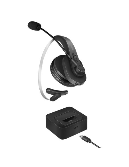 Logilink Bt0059 Słuchawki/Zestaw Słuchawkowy Bezprzewodowy Opaska Na Głowę Biuro/Centrum Telefoniczne Bluetooth Podstawka Do Ład