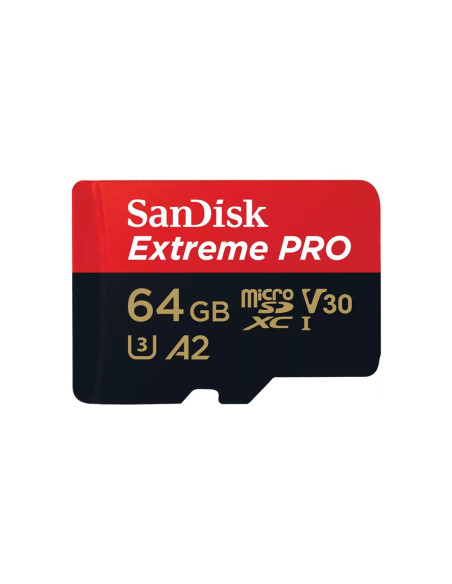 Karta Pamięci Microsdxc Sandisk Extreme Pro 64Gb 200/90 Mb/S A2 C10 V30 Uhs-I U3
