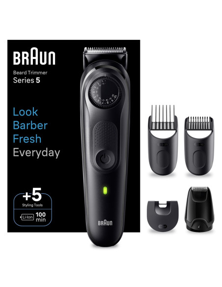 Braun Beardtrimmer 5 80708197 Trymer Do Brody Bateria 40 2 Cm Czarny
