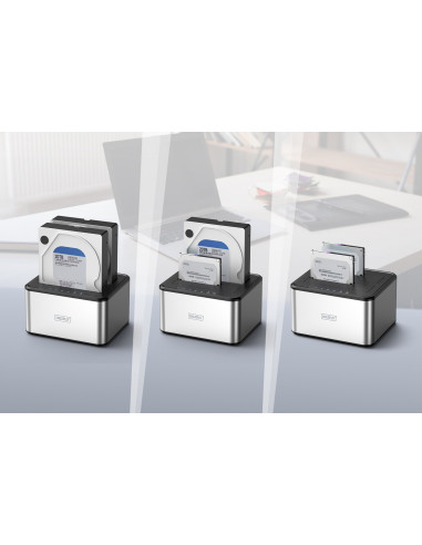 Digitus Stacja Dokująca Usb 3.0 Z Dwoma Dyskami Twardymi Sata 2,5"/3,5