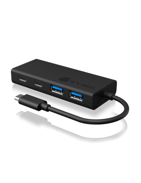 Icy Box Ib-Hub1426-Cpd Usb 3.2 Gen 1 (3.1 Gen 1) Type-C 5000 Mbit/S Czarny