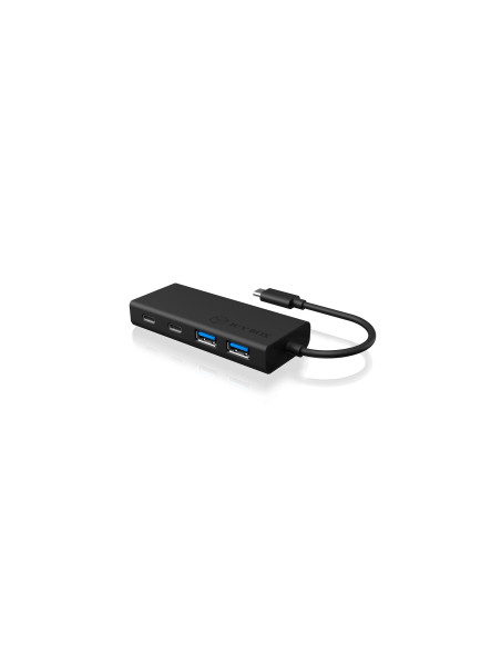 Icy Box Ib-Hub1426-Cpd Usb 3.2 Gen 1 (3.1 Gen 1) Type-C 5000 Mbit/S Czarny