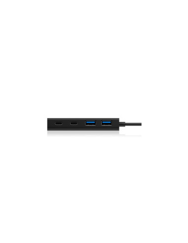 Icy Box Ib-Hub1426-Cpd Usb 3.2 Gen 1 (3.1 Gen 1) Type-C 5000 Mbit/S Czarny