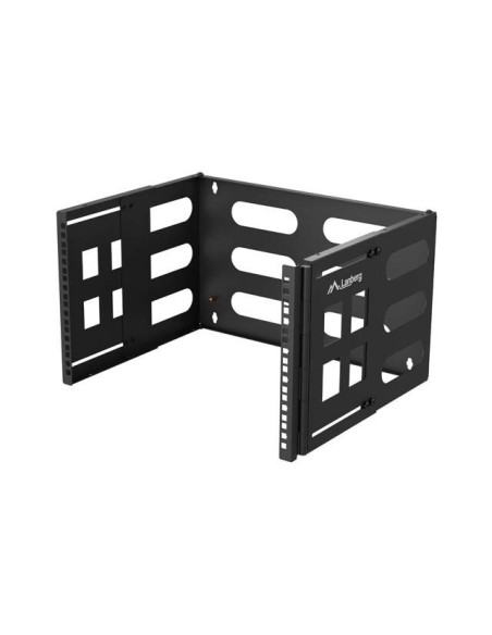 Lanberg Uchwyt Ścienny Rack 19' 6U 497X400/240 Czarny