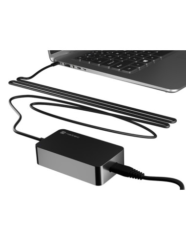 Natec Zasilacz Ładowarka Grayling Gan Usb-C 65W Do Laptopów, Tabletów, Telefonów