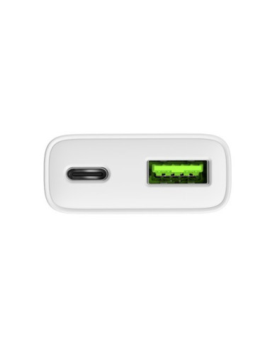 Natec Ładowarka Sieciowa Ribera Gan Slim Usb-A Usb-C 20W Biała