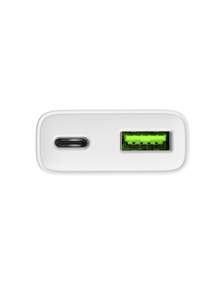 Natec Ładowarka Sieciowa Ribera Gan Slim Usb-A Usb-C 20W Biała