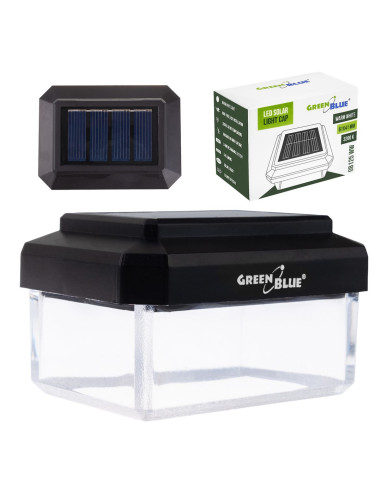 Greenblue Lampa Solarna Led Na Słupek 60X40Mm, Daszek Kopertowy, 3200K Gb125 Ww