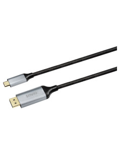 Savio Kabel Usb-C – Displayport 8K 2M 60Hz (Dsc) Cl-208 2