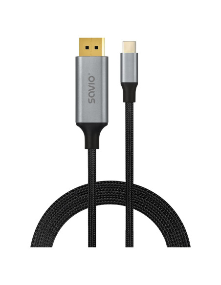 Savio Kabel Usb-C – Displayport 8K 2M 60Hz (Dsc) Cl-208