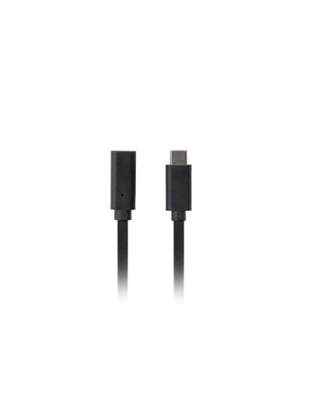 Lanberg Przedłużacz Usb-C M/F 3.1 1.5M Czarny