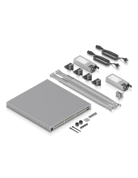 Ubiquiti Unifi Ecs-48-Poe Zarządzany L2/L3 10G Ethernet (100/1000/10000) Obsługa Poe 1U Szary