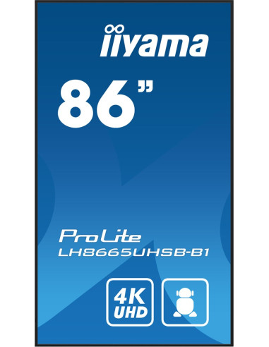 Płaski Ekran Iiyama Lh8665Uhsb-B1, 86 Cali, 215,9 Cm