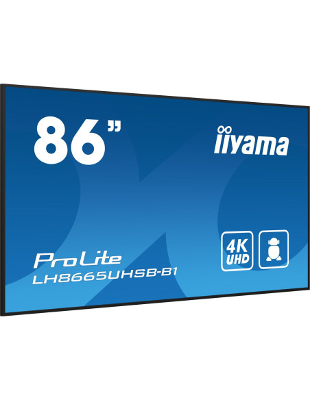 Płaski Ekran Iiyama Lh8665Uhsb-B1, 86 Cali, 215,9 Cm