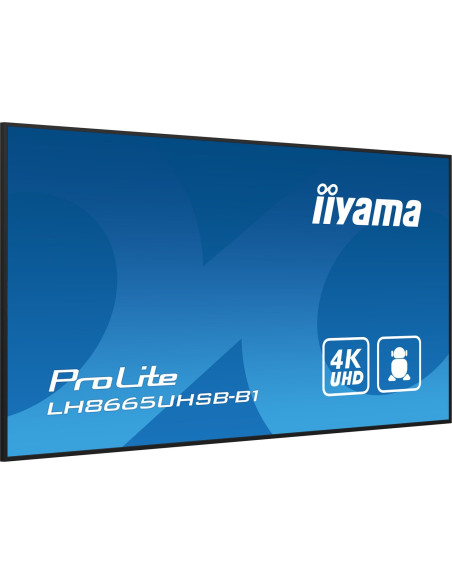 Płaski Ekran Iiyama Lh8665Uhsb-B1, 86 Cali, 215,9 Cm