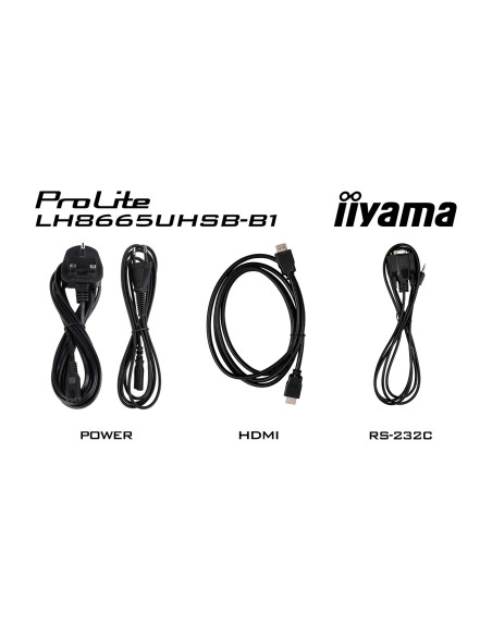 Płaski Ekran Iiyama Lh8665Uhsb-B1, 86 Cali, 215,9 Cm