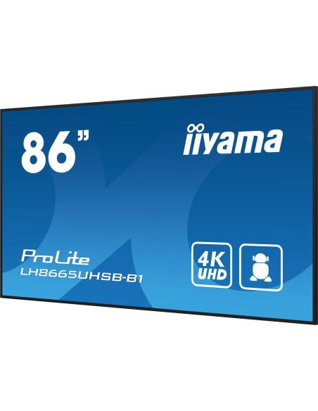 Płaski Ekran Iiyama Lh8665Uhsb-B1, 86 Cali, 215,9 Cm