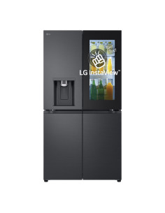 Lodówka Side-By-Side Lg Gmg960Evje Multi Door 179Cm Essence Black Steel Czarny Mat Total Nofrost Podajnik Wody