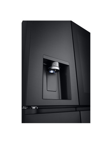 Lodówka Side-By-Side Lg Gmg960Evje Multi Door 179Cm Essence Black Steel Czarny Mat Total Nofrost Podajnik Wody