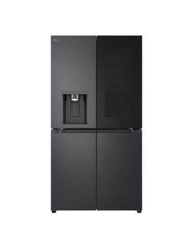 Lodówka Side-By-Side Lg Gmg960Evje Multi Door 179Cm Essence Black Steel Czarny Mat Total Nofrost Podajnik Wody