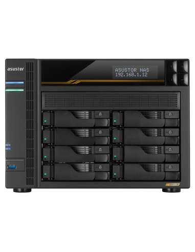 Asustor Lockerstor 6 Gen3 (As6806T) Nas Desktop Amd Ryzen V3C14 16 Gb Ddr5 Adm Czarny