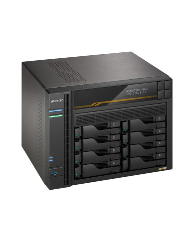 Asustor Lockerstor 6 Gen3 (As6806T) Nas Desktop Amd Ryzen V3C14 16 Gb Ddr5 Adm Czarny