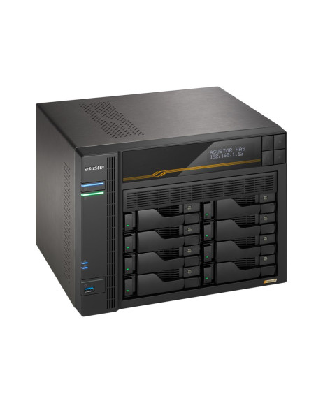 Asustor Lockerstor 6 Gen3 (As6806T) Nas Desktop Amd Ryzen V3C14 16 Gb Ddr5 Adm Czarny