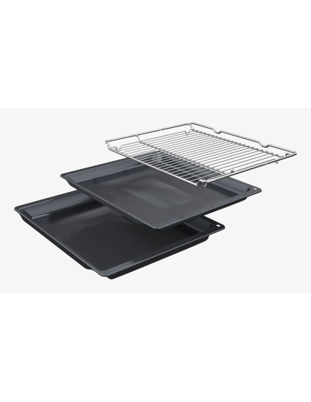 Piekarnik Bosch Cmg778Nb1 Kompaktowy Z Mikrofalą Do Zabudowy, 60 X 45 Cm, Czarny