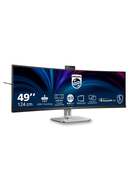 Philips 49B2U6900Ch/00 Monitor Komputerowy 124 Cm (48.8") 5120 X 1440 Px Dual Qhd Lcd Czarny