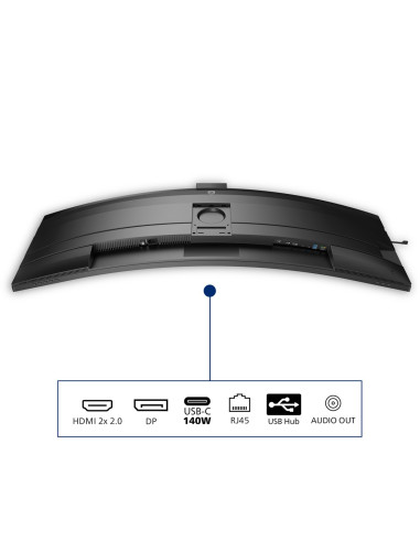 Philips 49B2U6900Ch/00 Monitor Komputerowy 124 Cm (48.8") 5120 X 1440 Px Dual Qhd Lcd Czarny