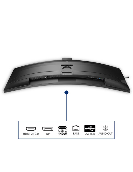 Philips 49B2U6900Ch/00 Monitor Komputerowy 124 Cm (48.8") 5120 X 1440 Px Dual Qhd Lcd Czarny