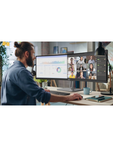 Philips 49B2U6900Ch/00 Monitor Komputerowy 124 Cm (48.8") 5120 X 1440 Px Dual Qhd Lcd Czarny