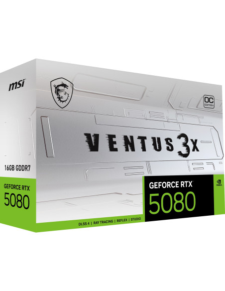 Msi Ventus Geforce Rtx 5080 16G 3X Oc White Karta Graficzna Nvidia 16 Gb Gddr7