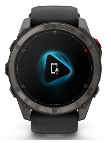Garmin Fenix 8 Pro 3,56 Cm (1.4") Amoled 51 Mm Cyfrowy 454 X 454 Px Ekran Dotykowy Czarny, Szary, Tytan Wi-Fi Gps