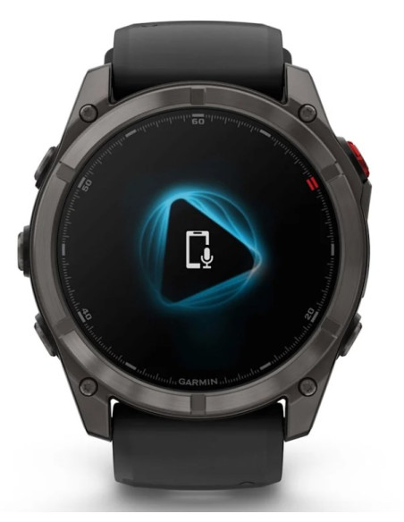 Garmin Fenix 8 Pro 3,56 Cm (1.4") Amoled 51 Mm Cyfrowy 454 X 454 Px Ekran Dotykowy Czarny, Szary, Tytan Wi-Fi Gps