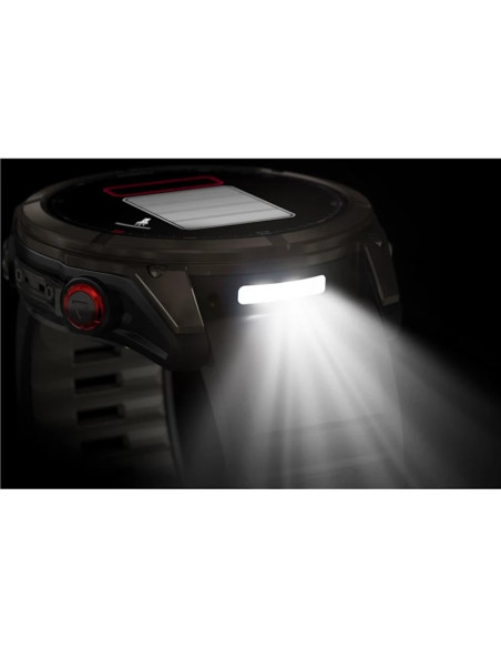 Garmin Fenix 8 Pro 3,56 Cm (1.4") Amoled 51 Mm Cyfrowy 454 X 454 Px Ekran Dotykowy Czarny, Szary, Tytan Wi-Fi Gps