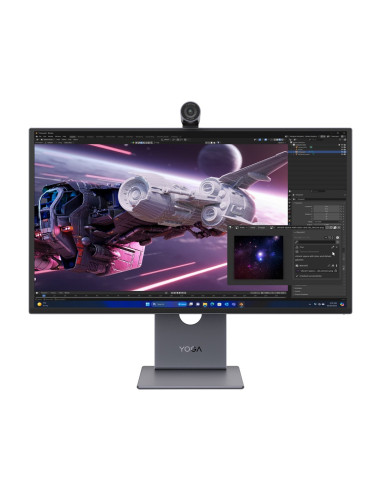 Lenovo Yoga Pro 27Ud-10 26.5" Uhd 120Hz 250Nits Ag Usb-C, Dp, Hdmi Eclipse Black 3Y