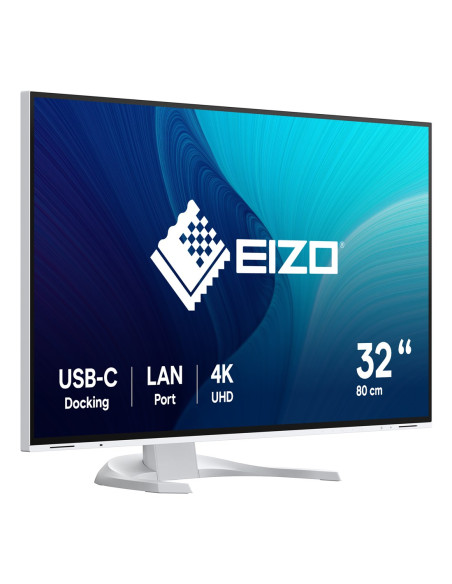 Monitor Eizo Flexscan Ev3240X-Wt - 80 Cm (31.5") - 3840 X 2160 Pikseli - 4K Ultra Hd - Lcd - 5 Ms - Biały