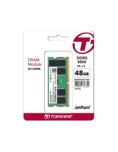 Transcend Jetram - Ddr5 - Moduł - 48 Gb - So Dimm 262-Pin