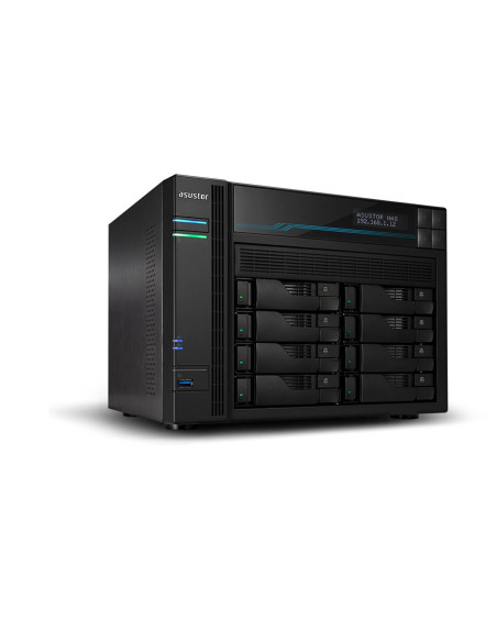 Asustor Lockerstor 10 As6510T Nas Tower Intel Atom® C3538 8 Gb Ddr4 0 Tb Adm Czarny