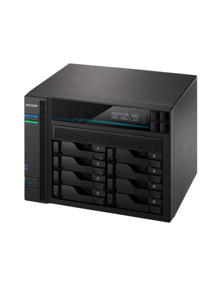 Asustor Lockerstor 10 As6510T Nas Tower Intel Atom® C3538 8 Gb Ddr4 0 Tb Adm Czarny