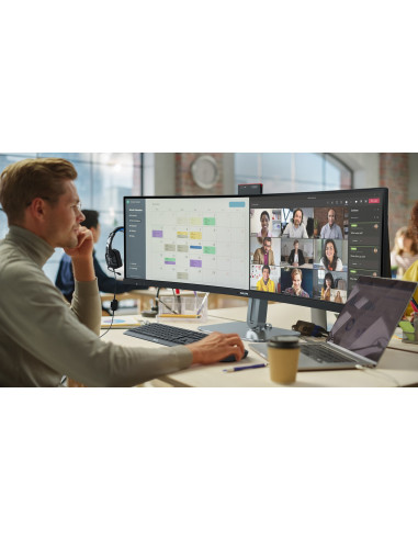 Philips 5000 Series 49B2U5900Ch/00 Monitor Komputerowy 124 Cm (48.8") 5120 X 1440 Px Dual Qhd Lcd Czarny