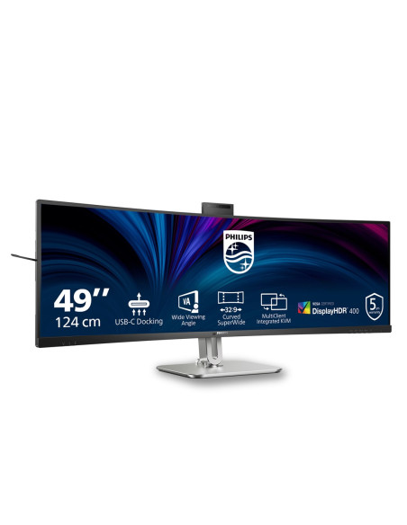 Philips 5000 Series 49B2U5900Ch/00 Monitor Komputerowy 124 Cm (48.8") 5120 X 1440 Px Dual Qhd Lcd Czarny