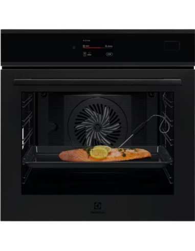 Piekarnik Parowy Electrolux Eob9S3Xt Czarny Mat Matowy Mealassist Steampro Termosonda Ai Taste Assist Asystent Gotowania Connect