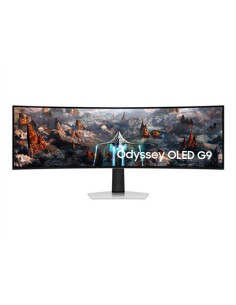Samsung G93Sc Monitor Komputerowy 124,5 Cm (49") 5120 X 1440 Px Dual Qhd Oled Srebrny 2