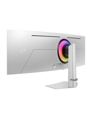 Samsung G93Sc Monitor Komputerowy 124,5 Cm (49") 5120 X 1440 Px Dual Qhd Oled Srebrny