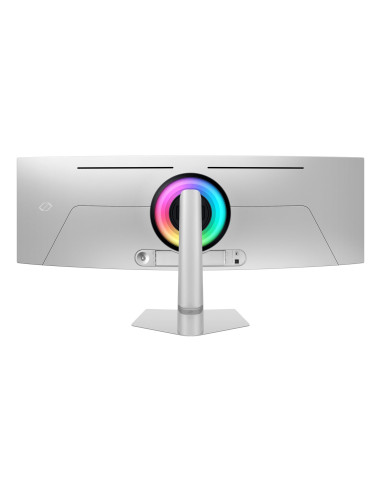 Samsung G93Sc Monitor Komputerowy 124,5 Cm (49") 5120 X 1440 Px Dual Qhd Oled Srebrny