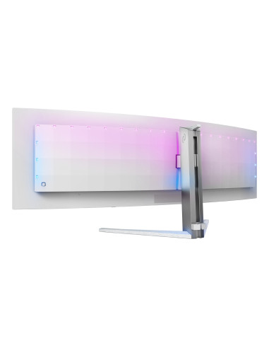 Philips Evnia 8000 49M2C8900L/00 Monitor Komputerowy 124,2 Cm (48.9") 5120 X 1440 Px Dual Qhd Qd-Oled Biały