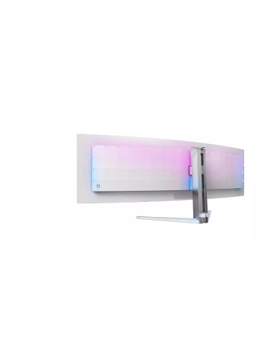 Philips Evnia 8000 49M2C8900L/00 Monitor Komputerowy 124,2 Cm (48.9") 5120 X 1440 Px Dual Qhd Qd-Oled Biały
