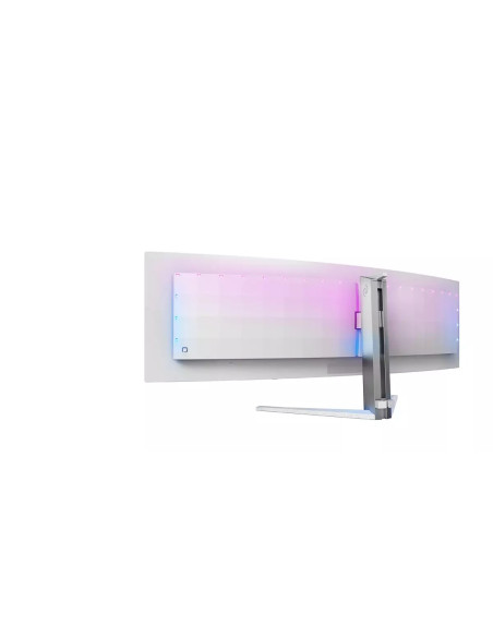 Philips Evnia 8000 49M2C8900L/00 Monitor Komputerowy 124,2 Cm (48.9") 5120 X 1440 Px Dual Qhd Qd-Oled Biały